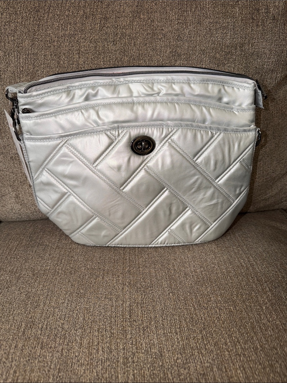 Lug Adagio - metallic silver nwt